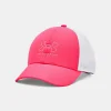 Outlet Under Armour Cappello Ua Iso-Chill Driver Mesh Adjustable Da Donna Pink Shock / White - 683