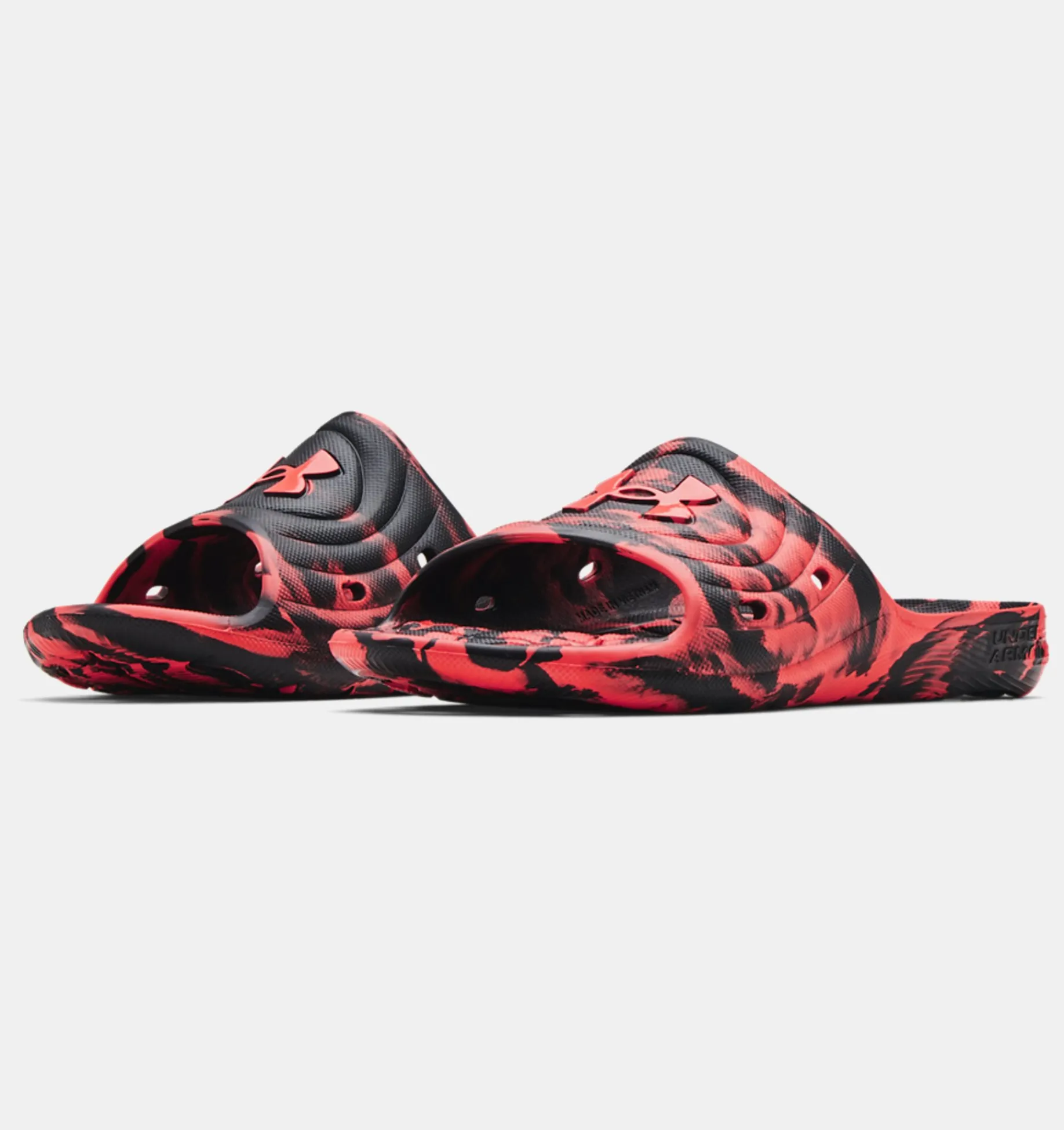 Best Sale Under Armour Ciabatte Ua Locker Camo Da Uomo Black / Beta - 001