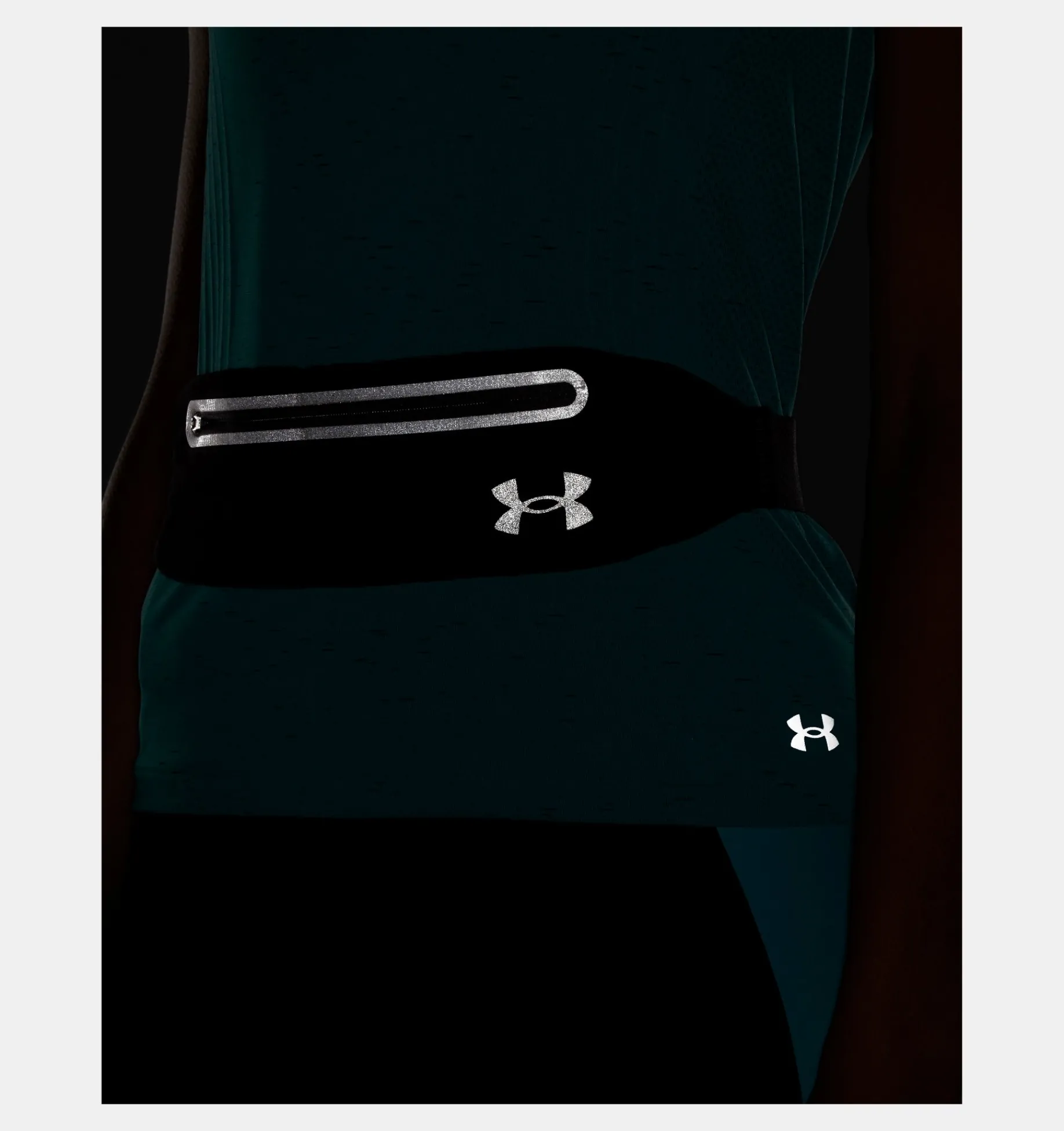 Best Sale Under Armour Cintura Ua Flex Speedpocket Run Black / Reflective - 001