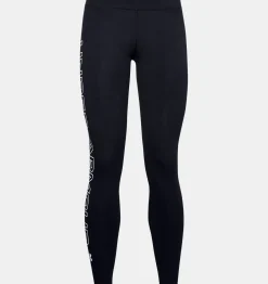 Shop Under Armour Leggings Ua Favorite Wordmark Da Donna Black / White - 001