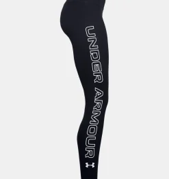 Shop Under Armour Leggings Ua Favorite Wordmark Da Donna Black / White - 001