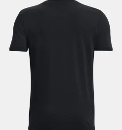Shop Under Armour Maglia A Maniche Corte Curry Animated Da Ragazzo Black / White - 001
