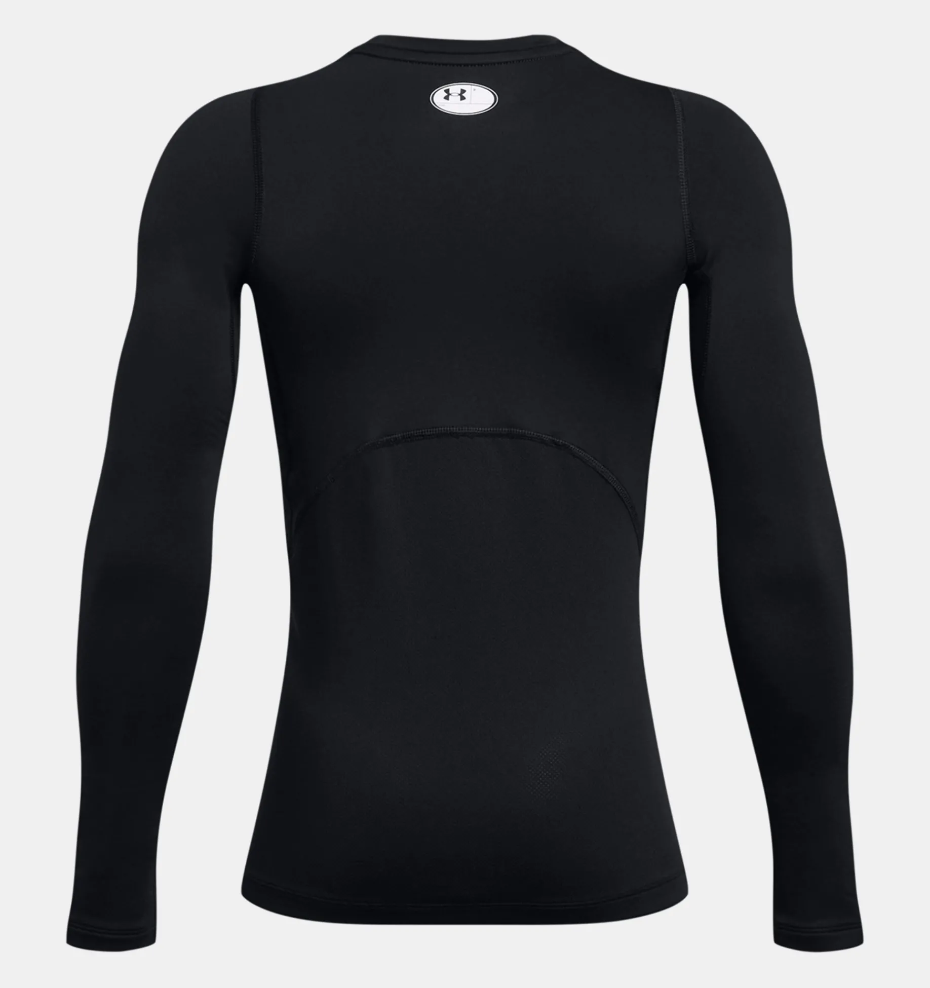 Shop Under Armour Maglia A Maniche Lunghe Coldgear® Da Ragazzo Black / White - 001