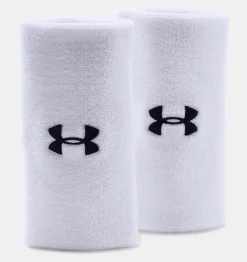 Discount Under Armour Polsiera Ua Performance 15 Cm - Confezione Da 2 Pezzi White / Black - 100