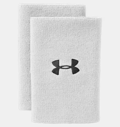 Discount Under Armour Polsiera Ua Performance 15 Cm - Confezione Da 2 Pezzi White / Black - 100