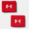 Fashion Under Armour Polsino Ua 8 Cm Performance Da Uomo - Confezione Da 2 Red / White - 600