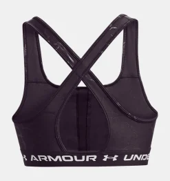 Best Under Armour Reggiseno Sportivo Armour® Mid Crossback Emboss Da Donna Tux Purple / White - 541