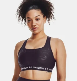 Best Under Armour Reggiseno Sportivo Armour® Mid Crossback Emboss Da Donna Tux Purple / White - 541