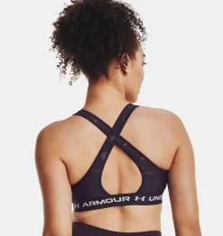 Best Under Armour Reggiseno Sportivo Armour® Mid Crossback Emboss Da Donna Tux Purple / White - 541