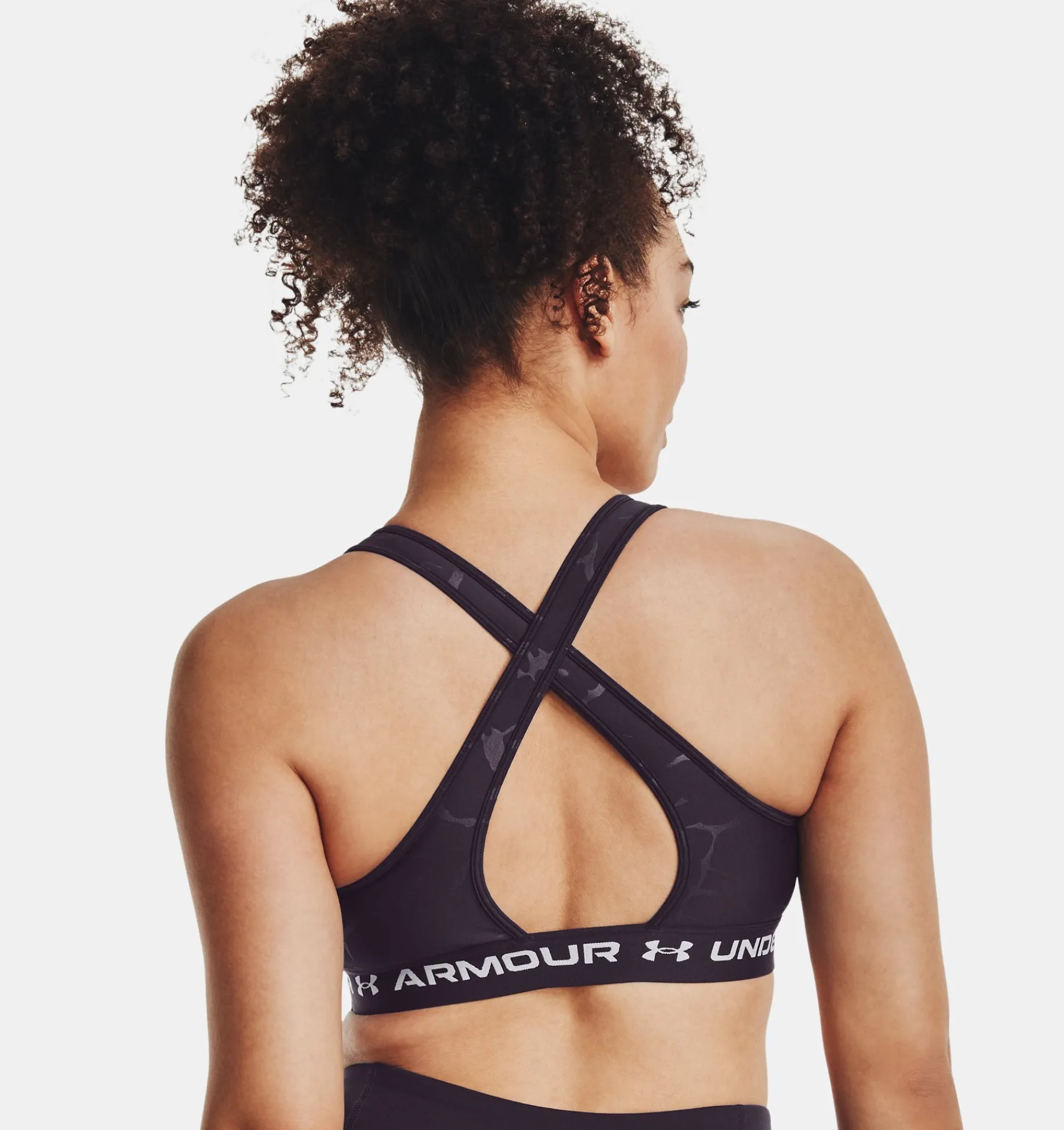 Best Under Armour Reggiseno Sportivo Armour® Mid Crossback Emboss Da Donna Tux Purple / White - 541
