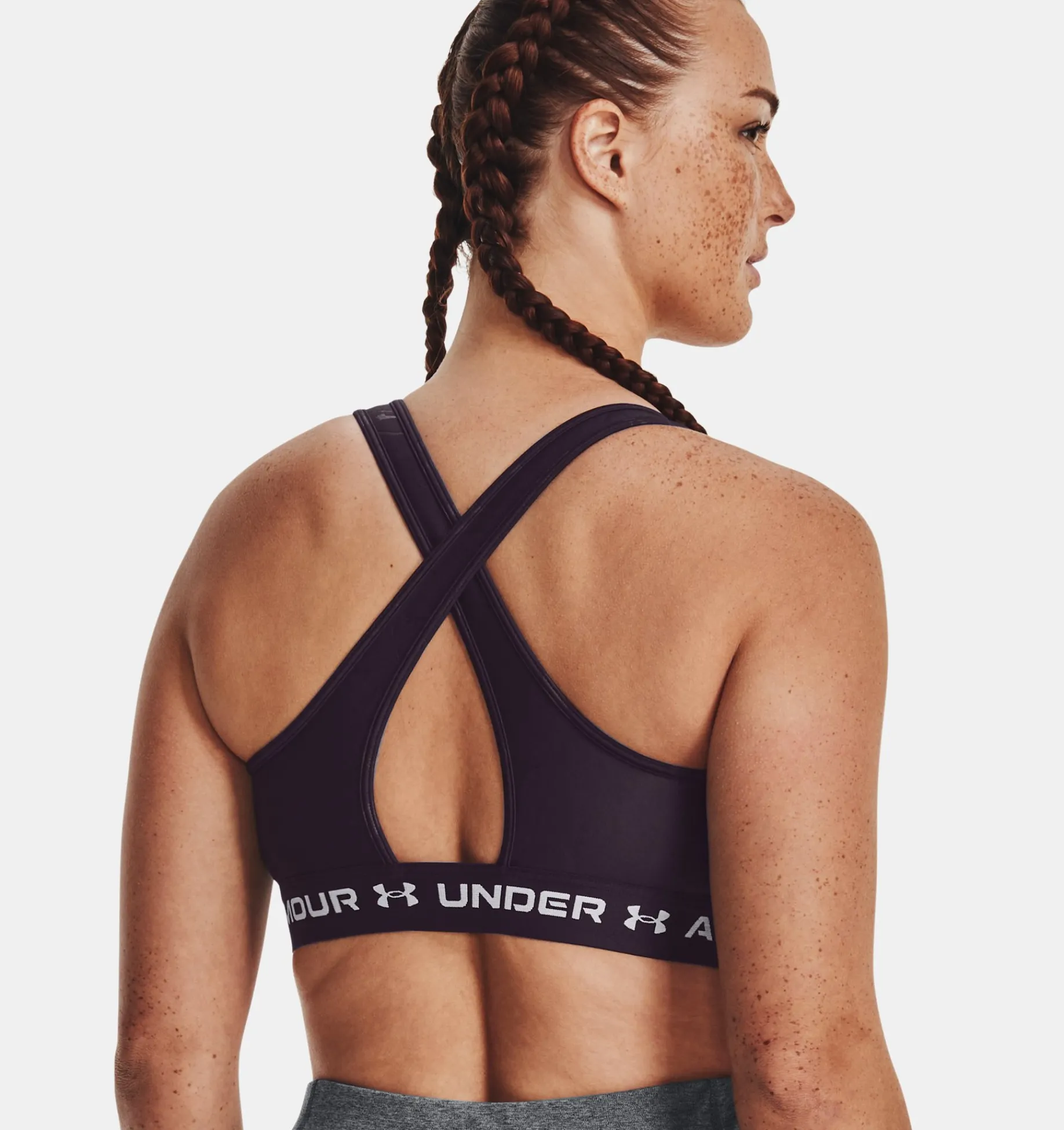 Best Under Armour Reggiseno Sportivo Armour® Mid Crossback Emboss Da Donna Tux Purple / White - 541