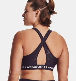 Best Under Armour Reggiseno Sportivo Armour® Mid Crossback Emboss Da Donna Tux Purple / White - 541