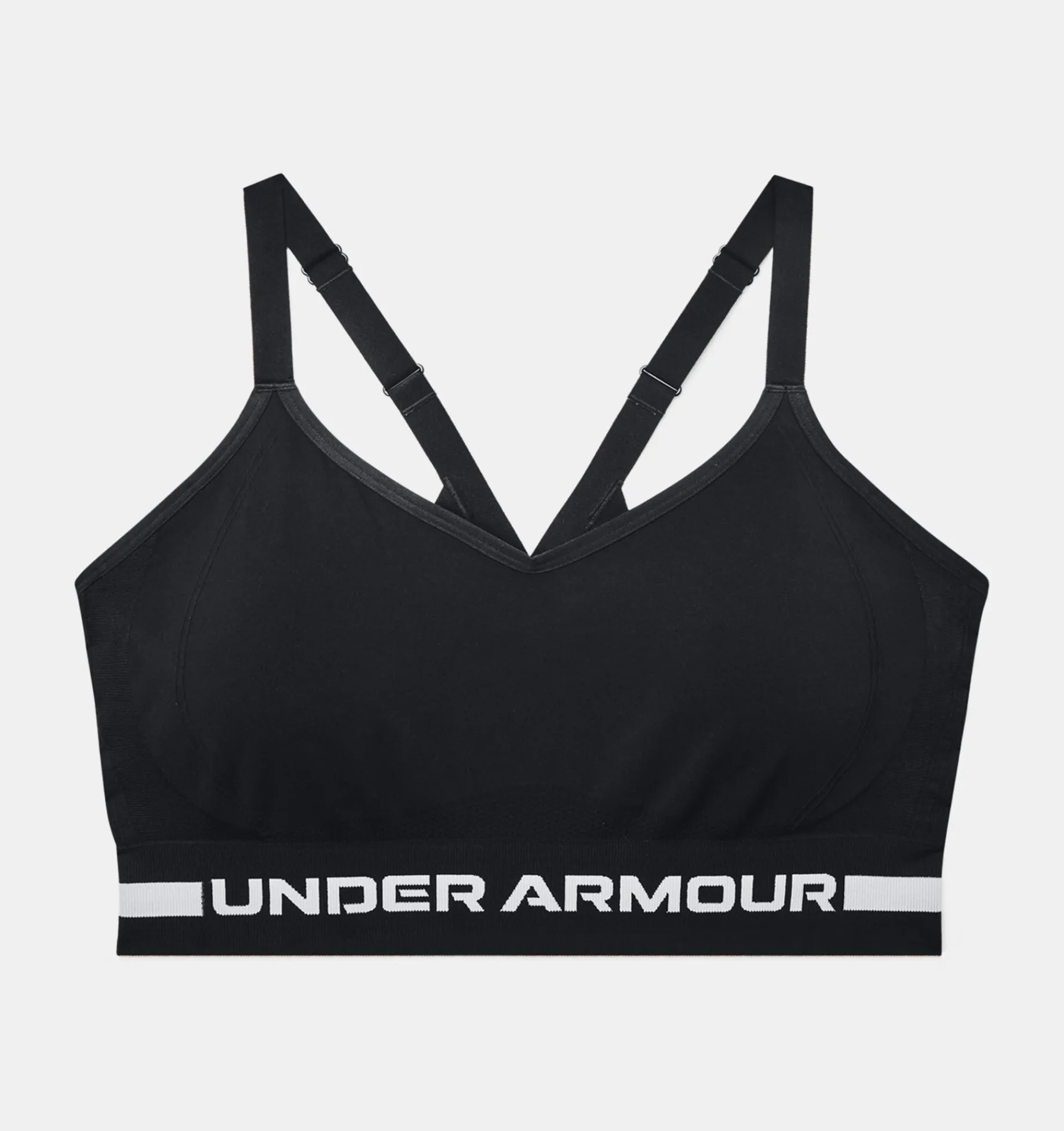 Best Sale Under Armour Reggiseno Sportivo Ua Seamless Low Long Da Donna Black / Halo Gray - 001