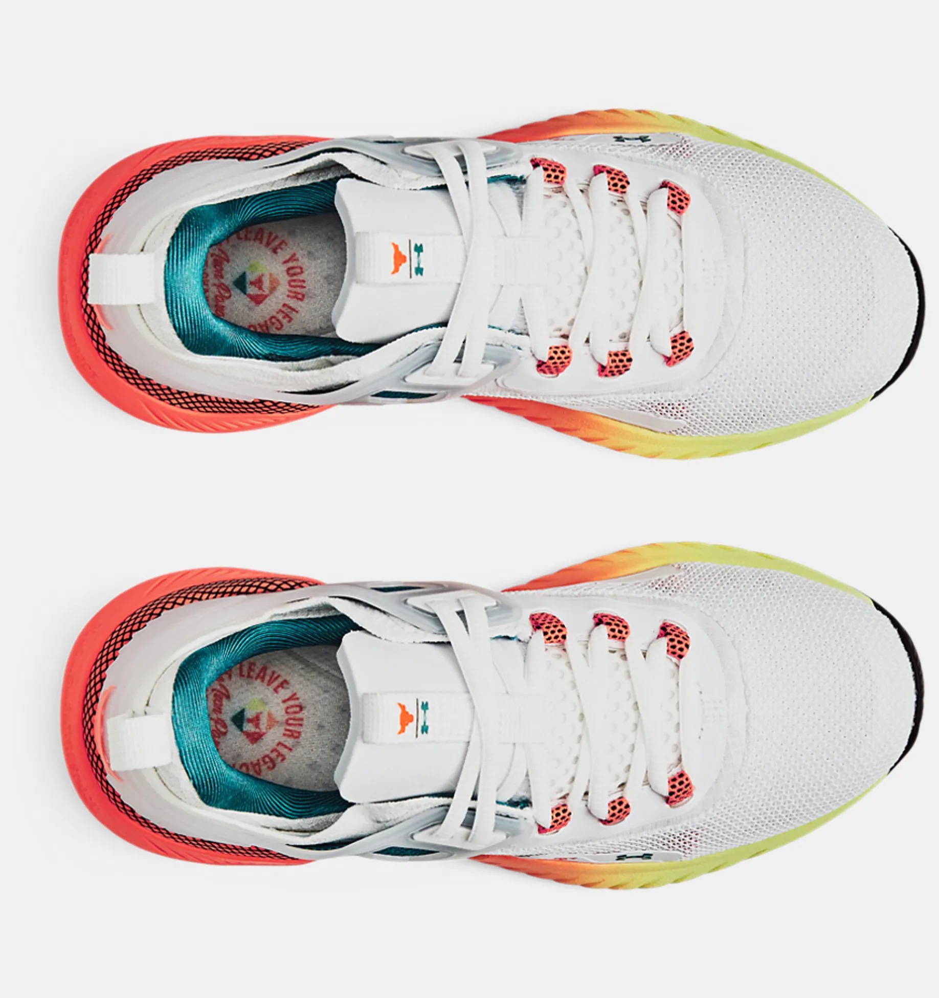 Best Sale Under Armour Scarpe Da Allenamento Grade School Project Rock 5 White / Coastal Teal - 100