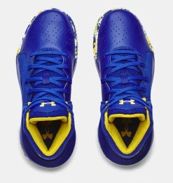 Sale Under Armour Scarpe Da Basket Grade School Ua Jet '21 Royal / White - 400