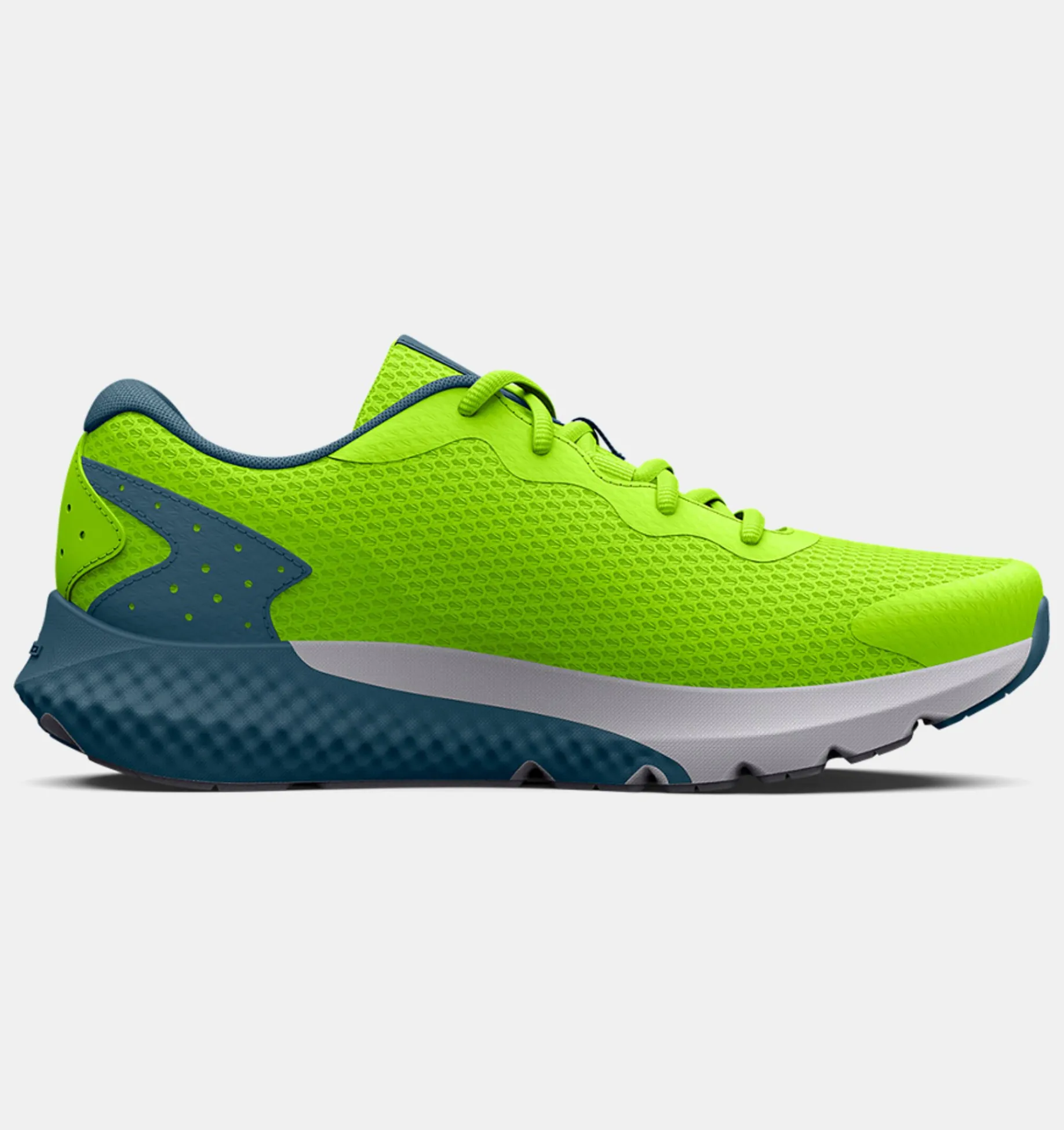 Outlet Under Armour Scarpe Da Corsa Grade School Ua Charged Rogue 3 Da Ragazzo Lime Surge / Static Blue - 300