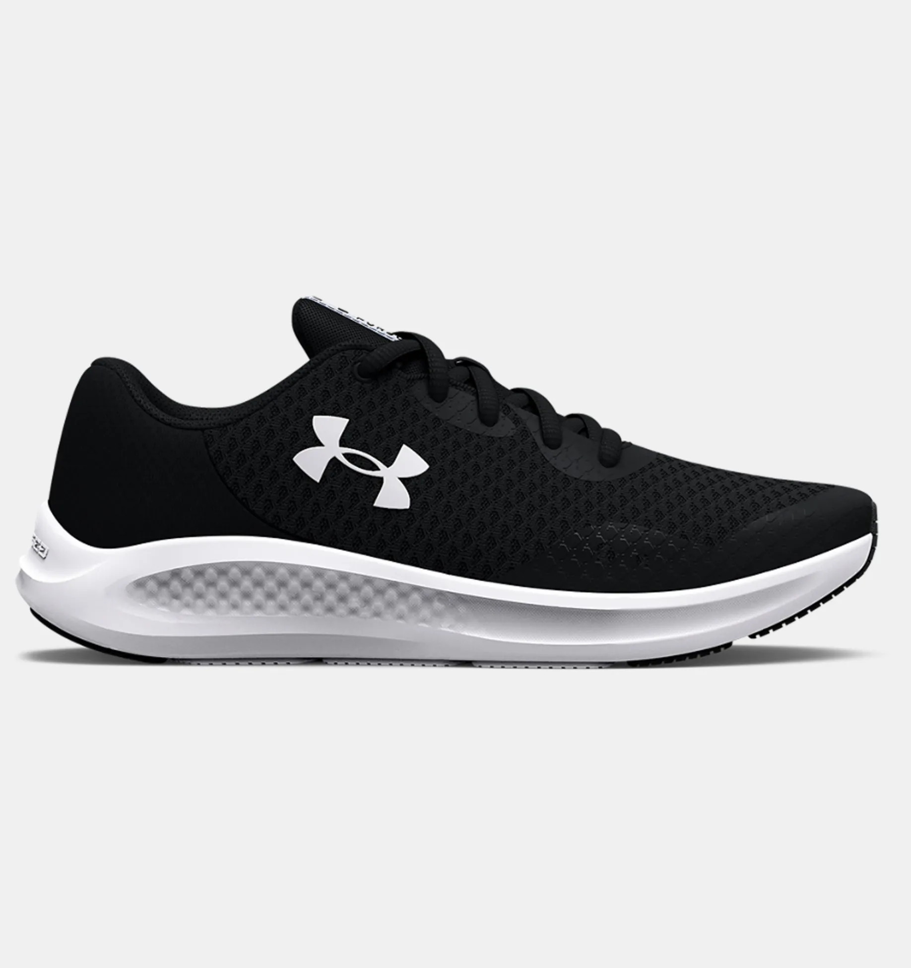 Sale Under Armour Scarpe Da Corsa Grade School Ua Charged Pursuit 3 Da Ragazzo Black / White - 001