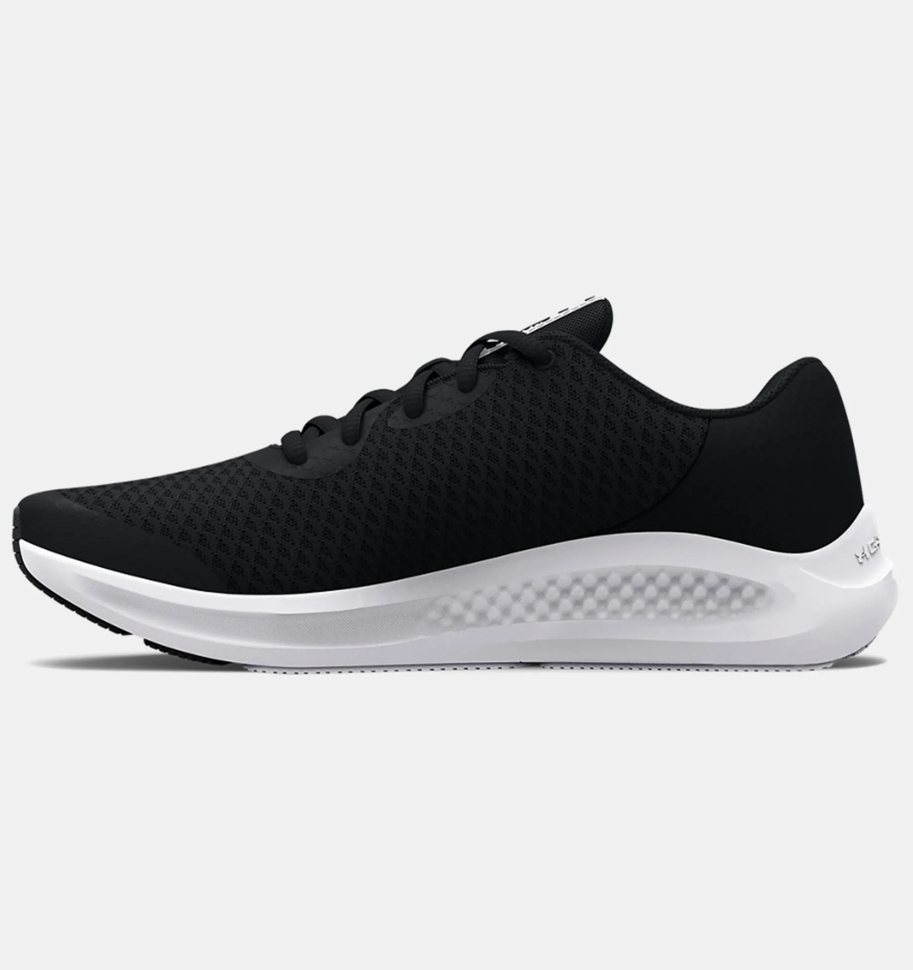 Sale Under Armour Scarpe Da Corsa Grade School Ua Charged Pursuit 3 Da Ragazzo Black / White - 001