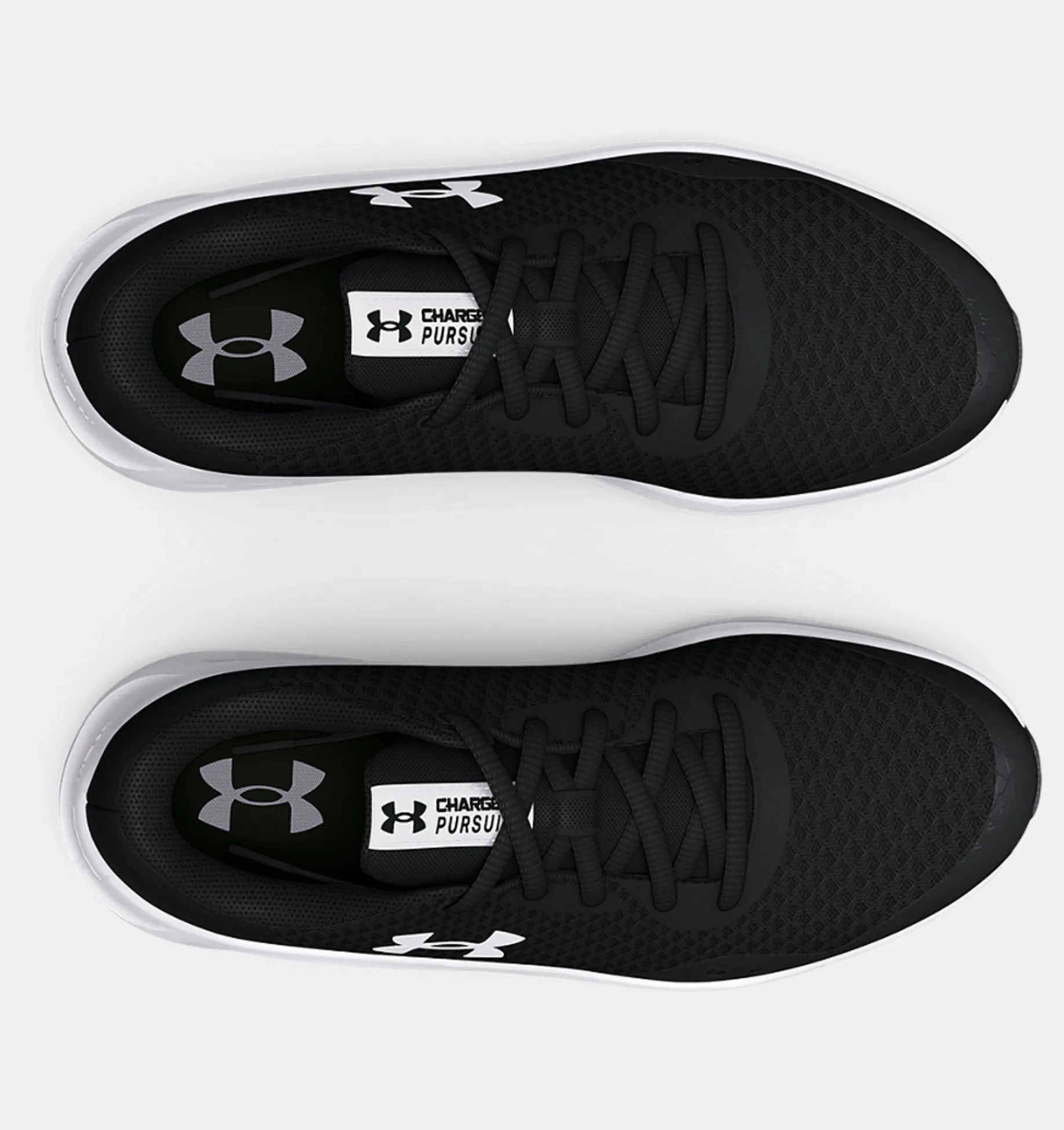 Sale Under Armour Scarpe Da Corsa Grade School Ua Charged Pursuit 3 Da Ragazzo Black / White - 001