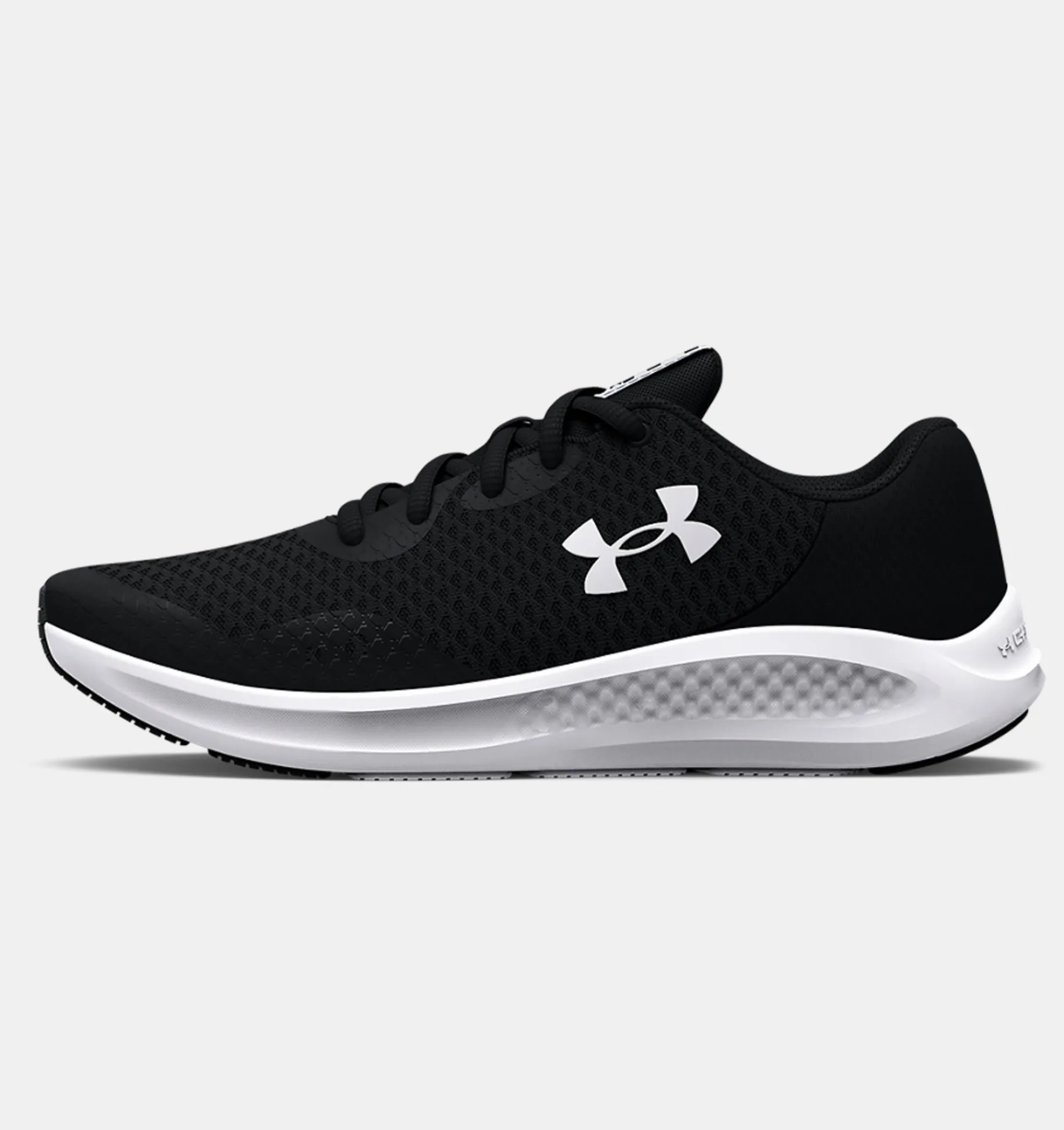 Sale Under Armour Scarpe Da Corsa Grade School Ua Charged Pursuit 3 Da Ragazzo Black / White - 001