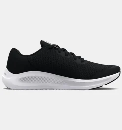 Sale Under Armour Scarpe Da Corsa Grade School Ua Charged Pursuit 3 Da Ragazzo Black / White - 001