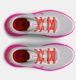 New Under Armour Scarpe Da Corsa Pre-School Ua Rogue 3 Al Da Ragazza Halo Gray / After Burn - 103