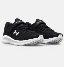 Best Under Armour Scarpe Da Corsa Pre-School Ua Pursuit 3 Ac Da Ragazzo Black / White - 001