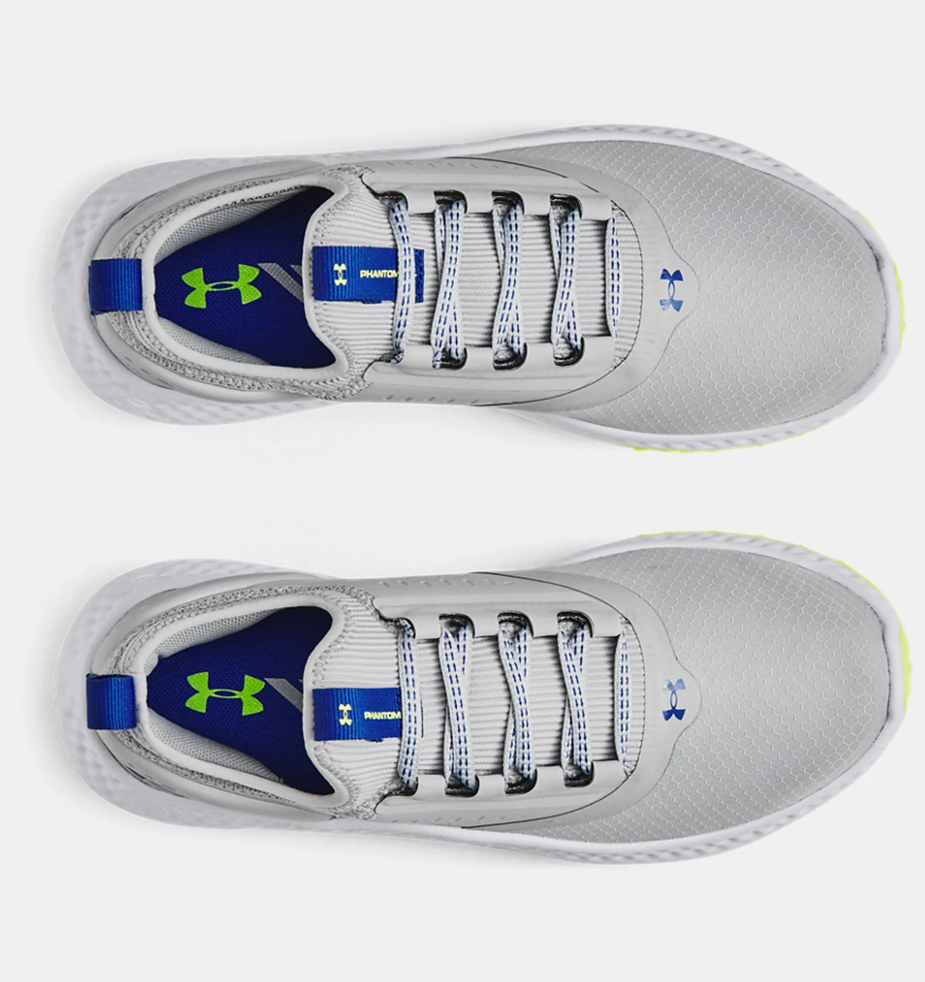 Cheap Under Armour Scarpe Da Golf Grade School Ua Charged Phantom Spikeless Unisex Mod Gray / Royal - 100