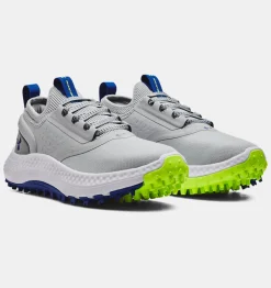 Cheap Under Armour Scarpe Da Golf Grade School Ua Charged Phantom Spikeless Unisex Mod Gray / Royal - 100