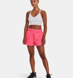 Sale Under Armour Shorts Ua Flex Woven 8 Cm Da Donna Pink Shock - 683