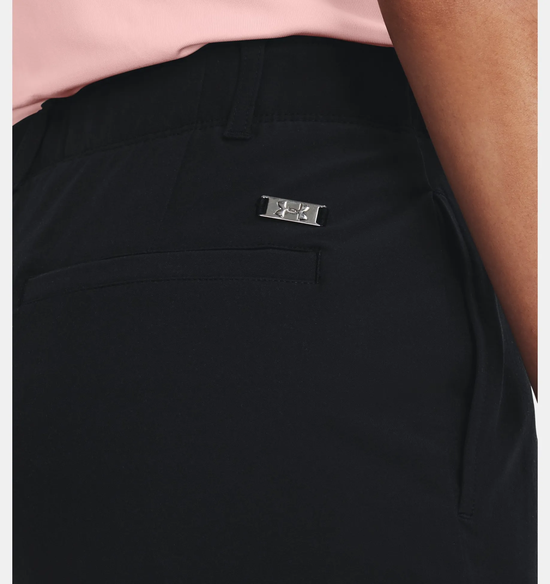 Store Under Armour Shorts Ua Links Da Donna Black / Metallic Silver - 001